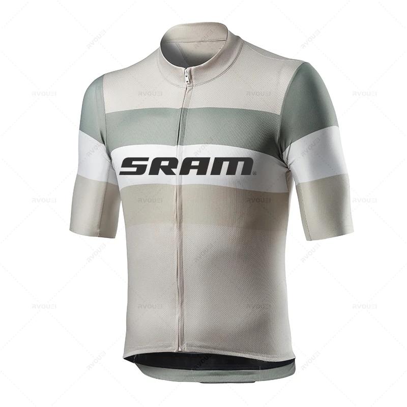 Sram Pro Cycling Clothing for Men, Road Bike Wear, Racing Clothes, Quick Dry, Bicycle Jersey Set, New