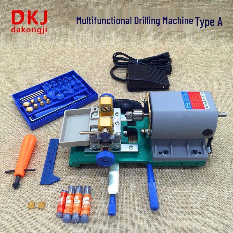 Electric Mini Jade and Bead Drilling Machine for Home Use