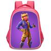 FORTNITE Cartoon Kids Backpack, Dual Zipper Compartments, Durable 16-inch Large Capacity, Suitable for Boys & Girls Ages 4-10