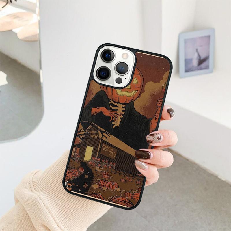 Ghost HALLOWEEN TRICK TREAT SCARY CREEPY Phone Case For iPhone 17 Air 16 15 14 11 12 13 Pro MAX Plus Coque Cover