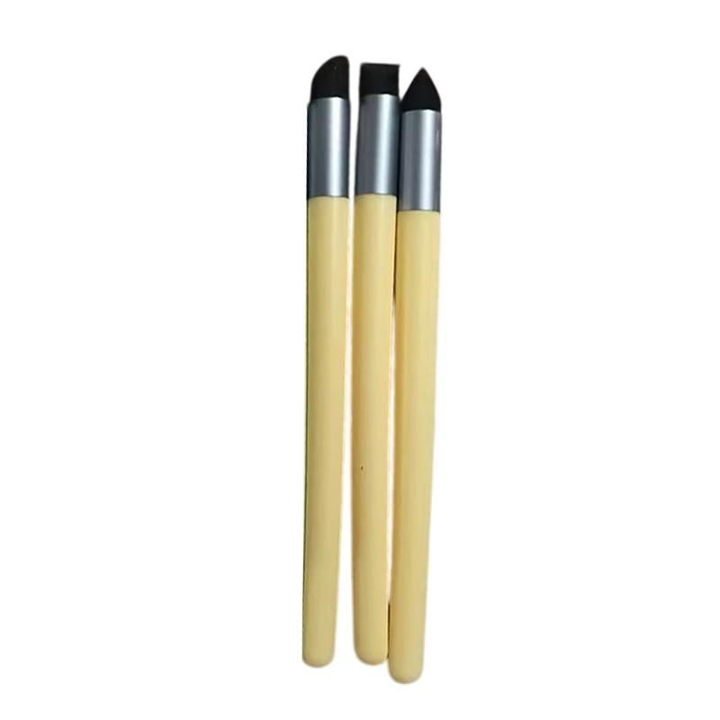 3Pcs Reusable Sponge Pens BPA Free Washable Brushes for Pastel Oil Painting Sketching Kids Use