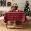 Rustic Plaid Tablecloth Dining Table Christmas Decor Picnic Cafe Home Dcor Cotton Blend
