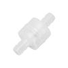 10 Pcs 1 Way Check Valve Translucent Water Stop Hose Check Valve with Spring for Chemical Industry