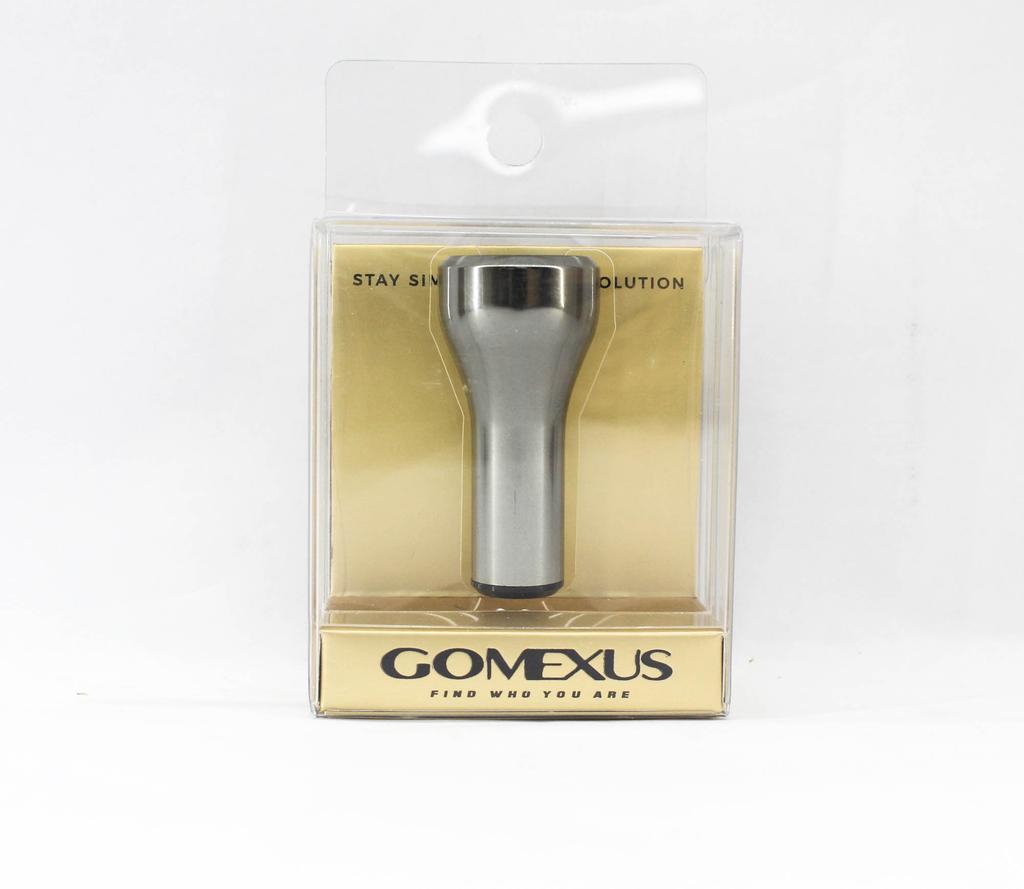 Gomexus A24LTNBK Knob Aluminum Silver 24mm Shimano A , Daiwa S (4282)