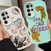 Cool Tiger Soft Phone Cover Case for Samsung Galaxy S22 Ultra A26 A25 S21 S25 S24 S20 FE S23 Plus A35 A55 A34 A24 A36 A54