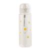 780ml Daisy Flower Plastic Water Bottle Sports Transparent Water Bottle Portable Gym Travel Clear Leakproof Drinking Bottle