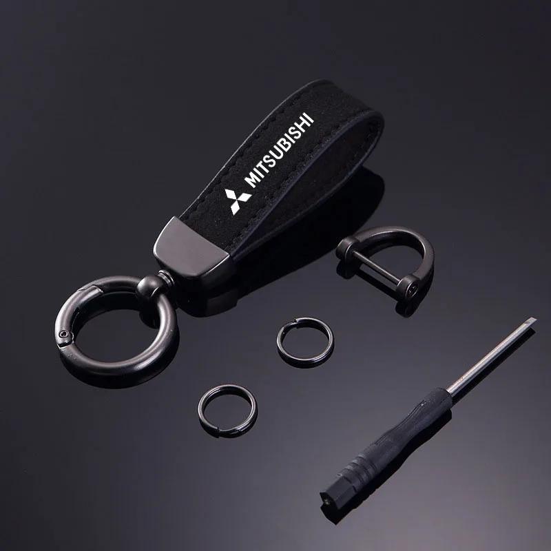 

Car Keychain Ring Holder for Mitsubishi Outlander Triton L200 – Key Fob Chain Decoration чёрный