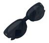 [PP] Foldable Polarized Sunglasses, TR90 Frame, Flat Lenses, UV Protection, Glare Reduction, Compact (BlackSmoke (CD009))