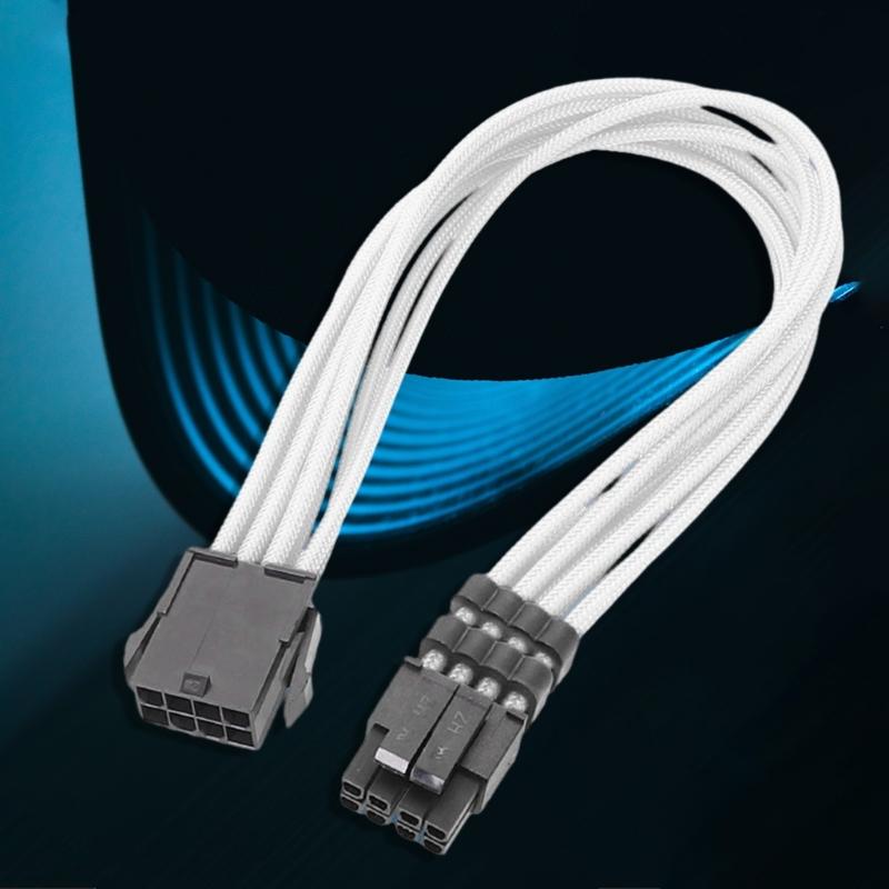 CPU 8Pin Mamă la 8 Pin (4+4) Cablu Prelungitor Adaptor Alimentare Placă de Bază Masculin CPU 8 Pini Cablu Alimentare Linie Împletită