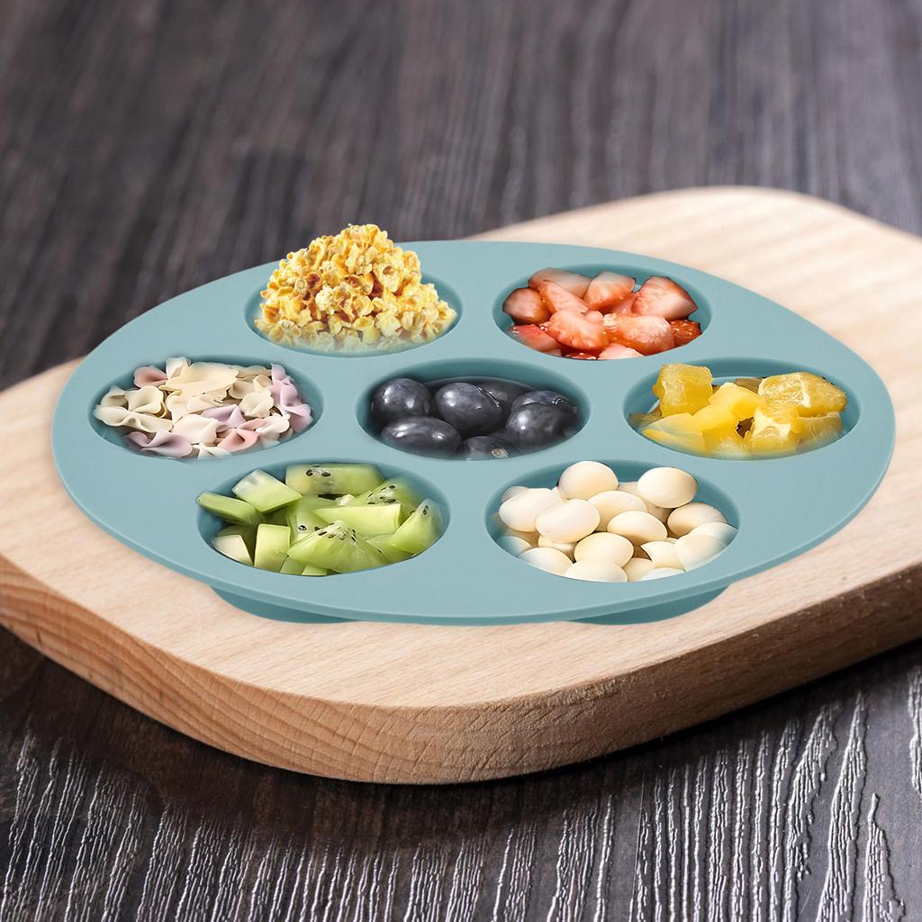 Air Fryers Compatible Silicone Muffin Mould Flexible Silicone Muffin Making Tray 7 Hole Nonstick Baking Molds