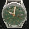 USED VINTAGE SEIKO 5 AUTOMATIC 7009A JAPAN MENS D/D GREEN WATCH 621c-a415302-2 SKU621c-a415302