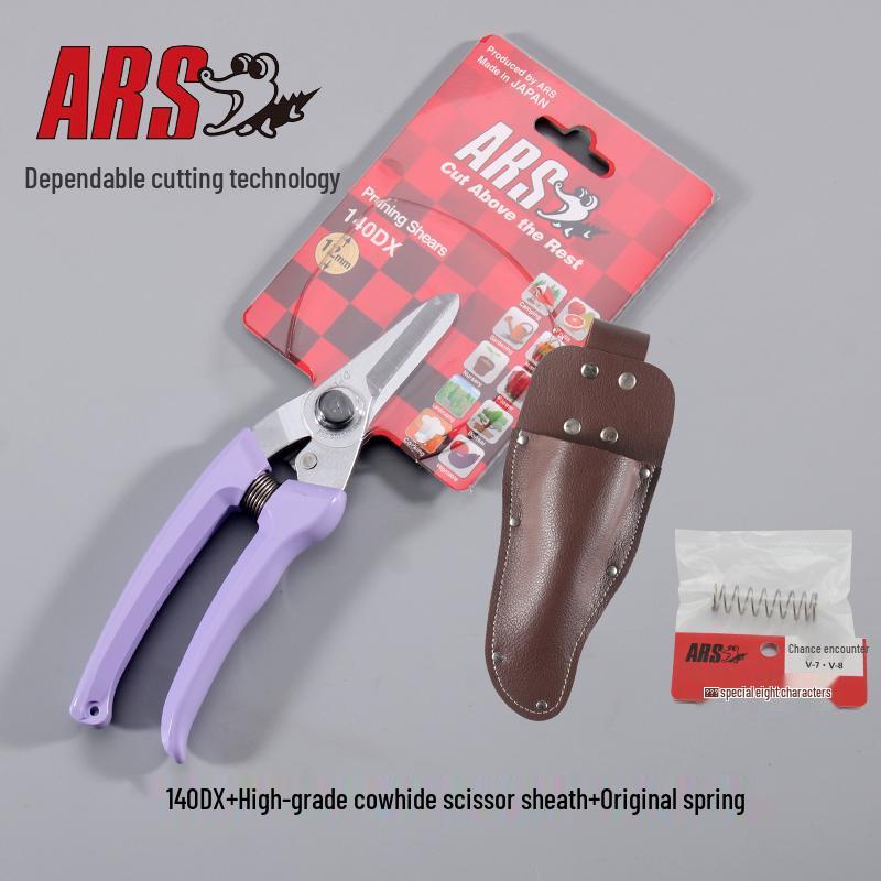 Japan 140DX Floral & Gardening Scissors: Imported Pruning Shears for Flowers, Fruits & Trees