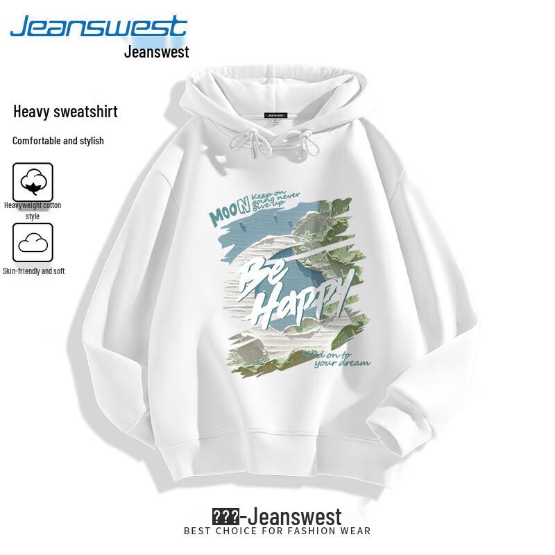 Jeanswest Unisex Oil Painting Hooded Sweatshirt