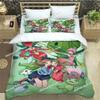 Digimon Cartoon Bedding Set Duvet Cover Full Queen King Size Pillowcase Bed Printed Bed Set Aldult Kid Bedroom Single Twin