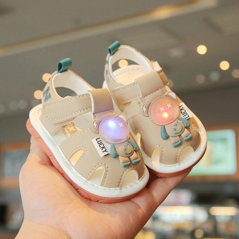 

soft-soled toddler shoes for infants and young children, non-slip and breathable sandals for boys and girls in summer, light and anti-drop for childre 20 yards inner length 13.5cm