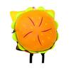 Hamburger Backpack with Adjustable Straps Realistic 3D Design Large Capacity Spacious Compartments Cheeseburger Backpack Storage Pouch