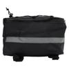 Bike Rear Rack Bag Waterproof Reflective Large Capacity Bicycle Back Rack Carrier with Rain Cover for Outdoor Cycling