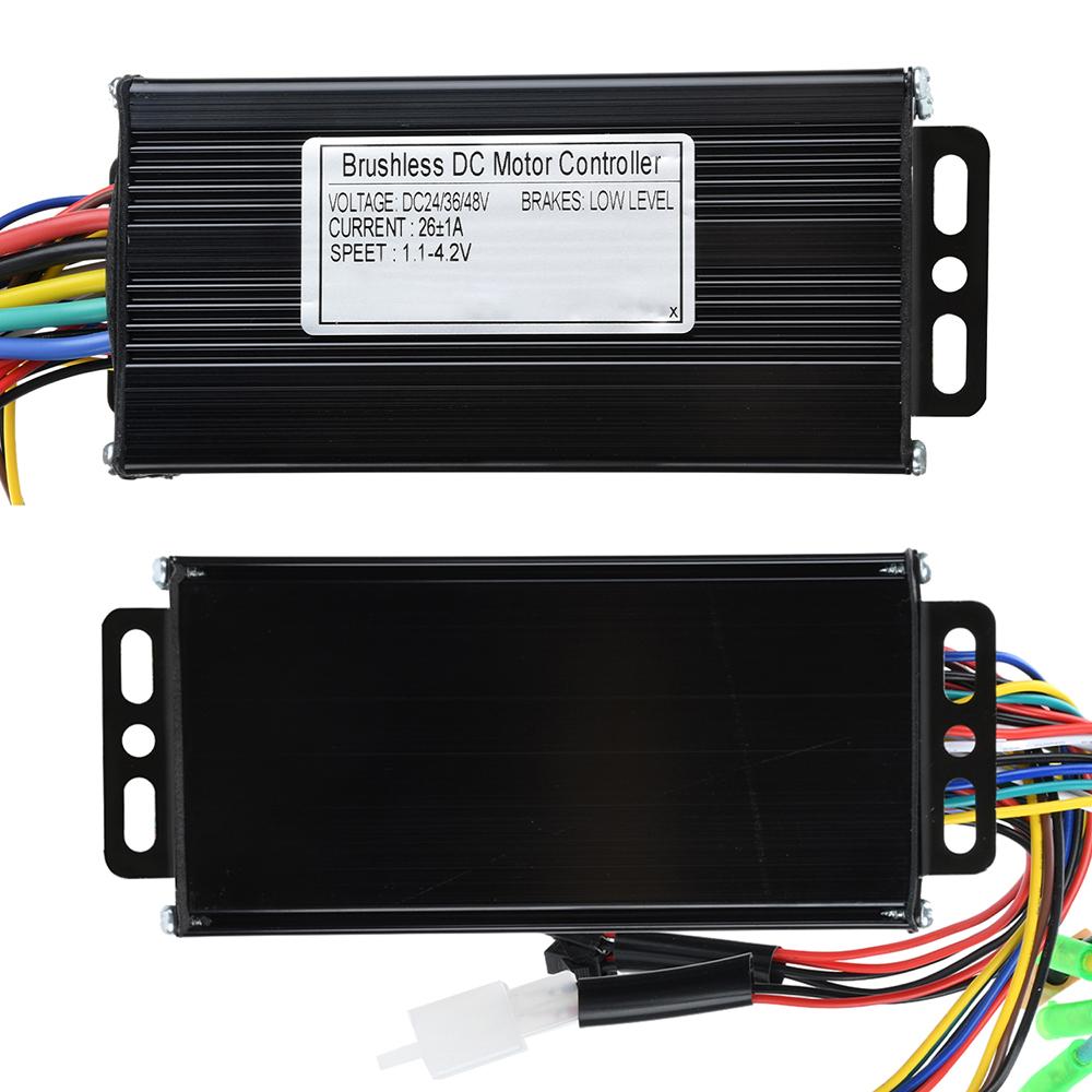 

Sine Wave 3 Mode Brushless Motor Controller 500/750W E-Motorcycle Controller for E-bike E-Tricycle E-Scooter DC 24V/36/48V 26A