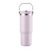Leakproof Insulated Cup 30oz Large Capacity Water Bottle with Handle/Straw Colorful Tumbler Gift for Travel Car Office Workout