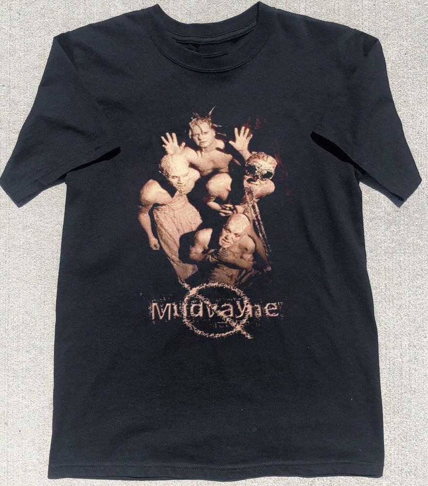 Футболка унисекс Mudvayne Band Classic, короткий рукав, черная, все размеры, VC2022 XXL