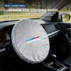 AAAQO1 Car Steering Wheel Sun Shade Cover Silver Coated Cloth Heat Protection For BMW Performance E91 X5 E70 F11 E30 F31 X3 F25 F32 x7