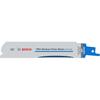 BOSCH S937BEF Bi-Metal Reciprocating Saw Blades for Medium-Thick Metal, 5-Pack (2608658991)