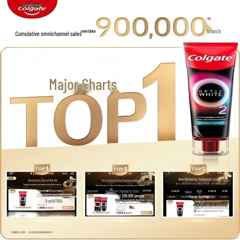 Набор отбеливающей и ферментной зубной пасты Colgate