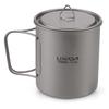 Lixada Ultralight Titanium Cup Outdoor Portable 300ml/350ml/420ml/550ml/650ml Camping Picnic Water Cup