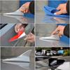 Solar Power Shark Fin Anti-rear-end Warning Lamp LED Decoration Strobe Lamp Gray
