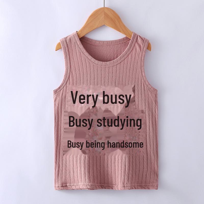 

Дышащий хлопковый жилет без рукавов для мальчиков и девочек 150 cm