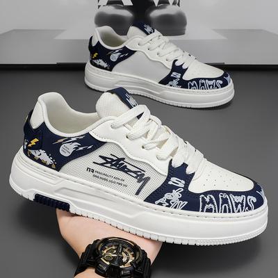 Men Skate Shoes Spring Niche Skate Shoes Men Trendy Versatile Thick Soled Sports and Leisure Skate Shoes Trendy Shoes