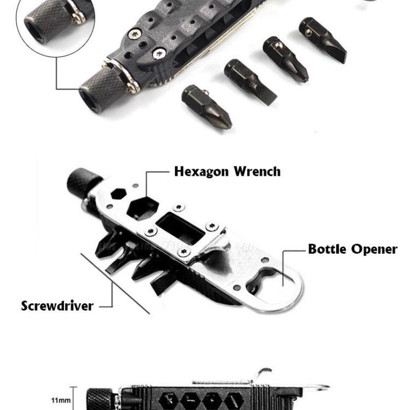 Mini Portable Multifunctional Combination Tool Screwdriver Multifunctional Screwdriver Bottle Opener Tool Set