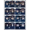 Chicago Bears Retro NFL Football Jersey Men Women Cotton Embroidered Sports Fan Apparel Wear