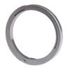 Portable Titanium Flat Keychain Rings Split Side Pushing Key Rings Heavy Duty Key Rings for Dog Tag Easy to Use