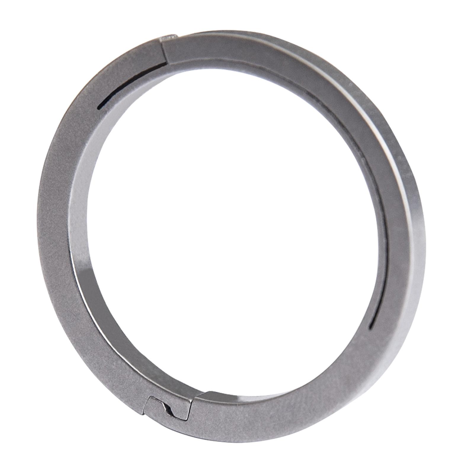 

Портативные титановые плоские кольца для ключей, разъемные, с боковым нажатием, сверхпрочные кольца для ключей для жетона собаки, простые в использовании 22