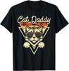 Cat Daddy Retro Sunglasses Cat Fur Dad Papa Vintage Cat Dad Unisex T-Shirt