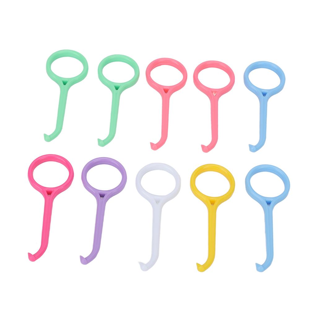 10 ks Nástroj pro vyjímání alignerů Malá velikost Snadno se vejde Péče o ústní dutinu Odstraňovač zubních rovnátek a retainerů