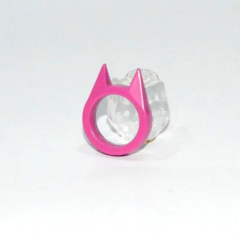 Ringe Glasbrecher Katzenohr Sicherheit Überleben Verteidigungsring Selbstverteidigungsmittel Männer/Frauen Outdoor-Überleben Selbstverteidigungsringe