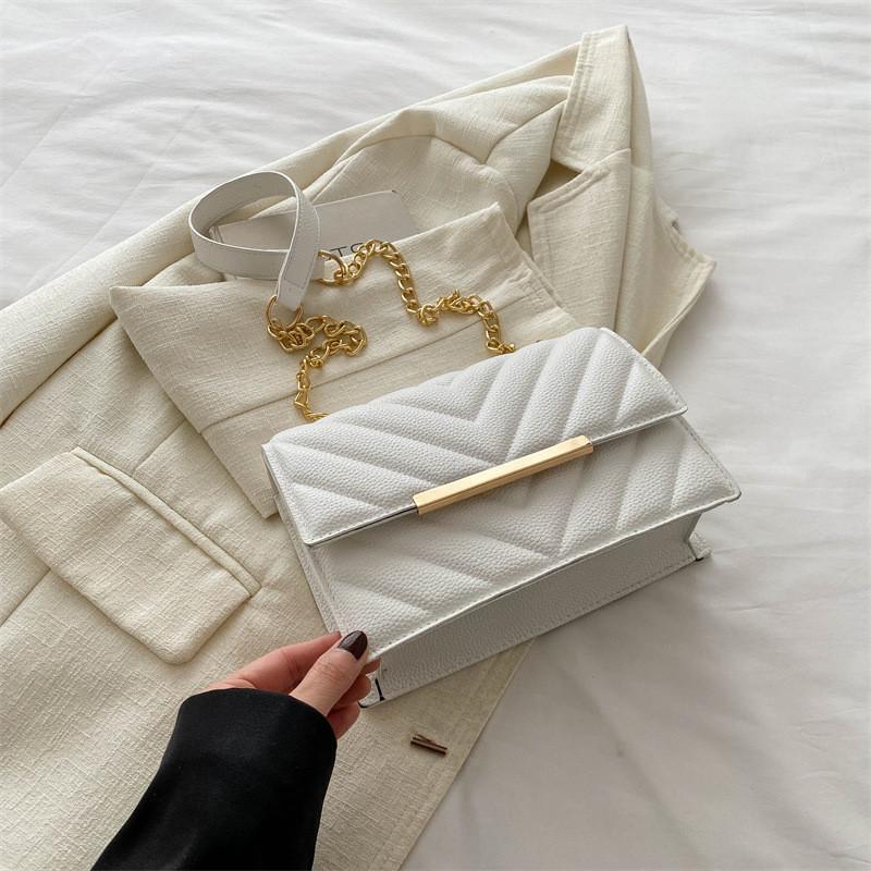 2024 Spring New Small Shoulder Bag Casual Commuter Crossbody Bag Fashion Simple Square Bag