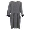 FOXEY Made In Japan Wool 7 Minutes Sleeve Knee-length Dress 40 Black Women Used
