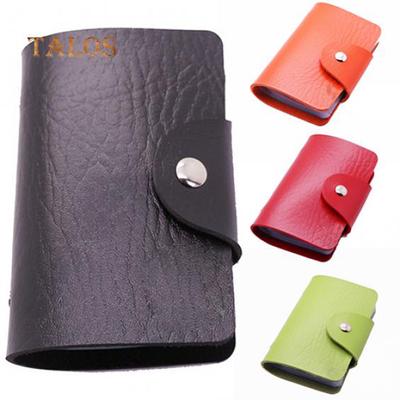 New women men/'s Leather Business card case ID//credit card fifty card holder NWT