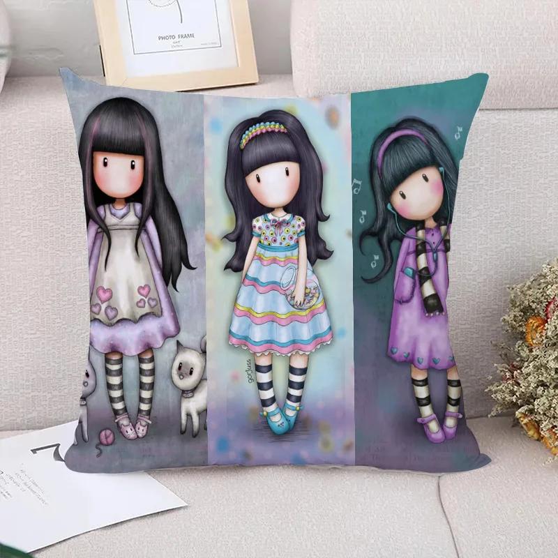 Couple Pillow Pillowcases  Gorjuss Fall Decor Decorative Cushion Cover X Covers for Bed Pillows Pilow Cases