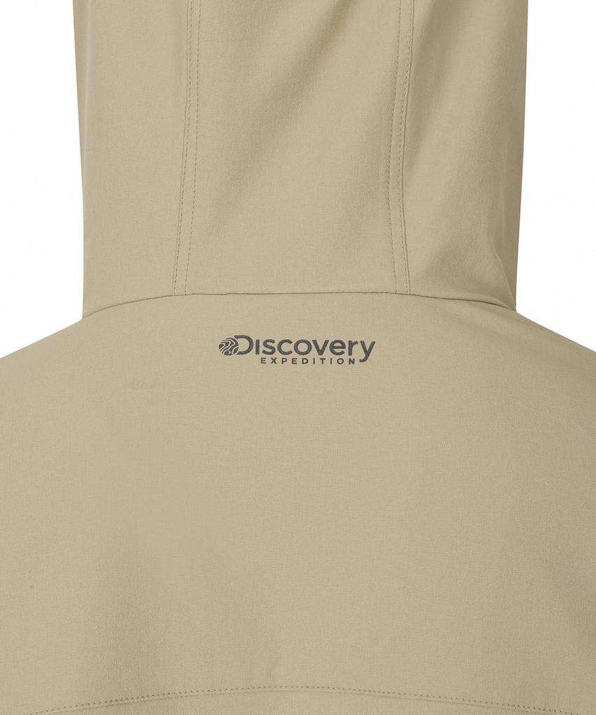 Discovery Expedition Men'S Prevona Woven Training Hooded Jacket (Beige)