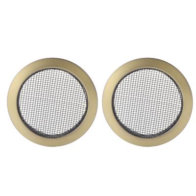2Pcs Sound Hole Inserts for Dobro Resonator Screen Box Resonant Guitar Insert Speaker Grill