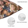 Sydney Sweeney American Actress Photo Pattern Pillow Cover Pillow Case Square Cushion Cover Pillowcases For Sofa Home Decoration