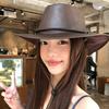 American Retro Western Cowboy Hat for Women, New Spring and Summer Outdoor Riding, Travel, Sun Protection, and Hiking Hat