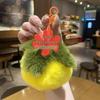 Plush Peach & Persimmon Pendant Keychain - Good Luck Bag Charm
