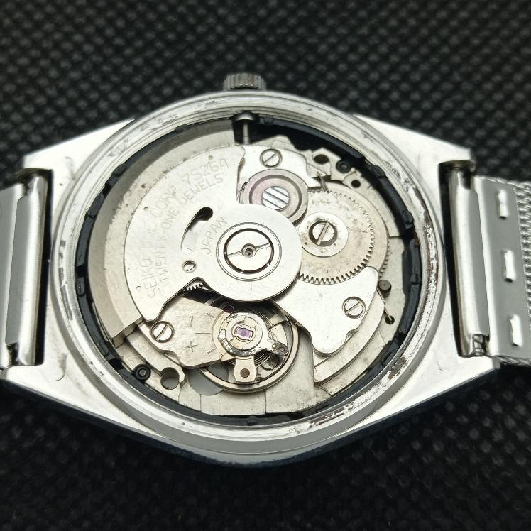 USED VINTAGE SEIKO 5 AUTOMATIC 7S26A JAPAN MENS ORIGINAL DIAL WATCH A413518-2 SKU621b-a413518