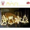 Star Moon Window Lamp LED Suction Cup Light Christmas Decoration Garland Fairy String Lights