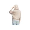 Adidas Brand Logo Embroidered Hoodie Long Sleeve Women Hoodie Apricot HY2831